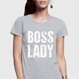 Boss Lady Half Sleeves T-shirt - Tres Chic Boss Babe