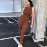 O Neck Jumpsuit - Tres Chic Boss Babe