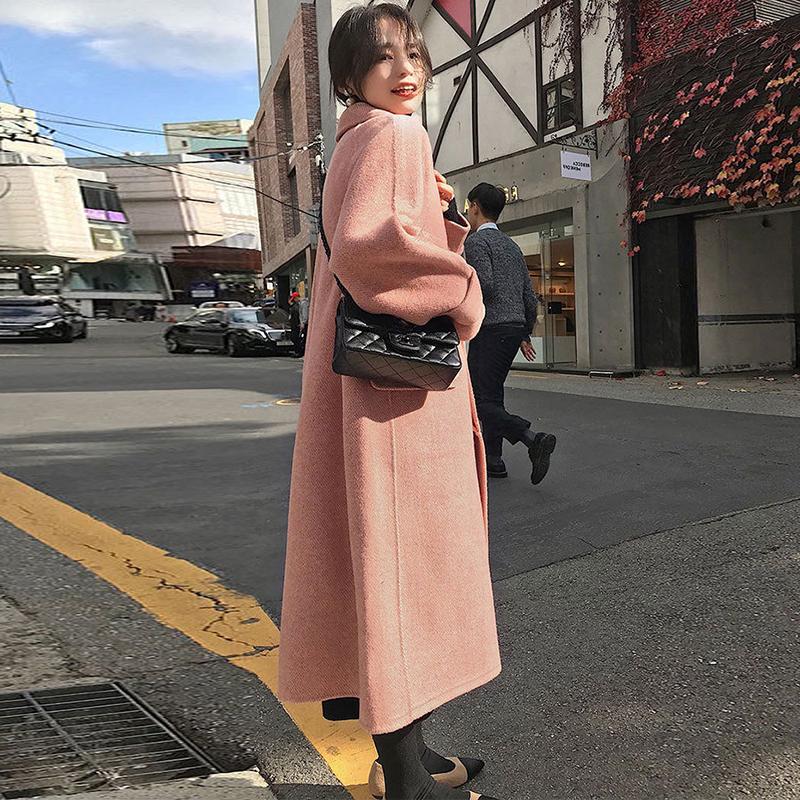 Solid Batwing Long Coat - Tres Chic Boss Babe