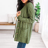 Twisted Cardigan Sweater - Tres Chic Boss Babe