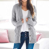 Twisted Cardigan Sweater - Tres Chic Boss Babe